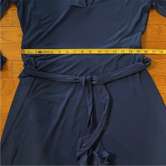 Elegant Blue Charter Club Jersey Dress - Picture 7 of 14